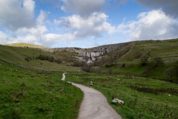 Malham cove. This photo doesn't do this place justice.